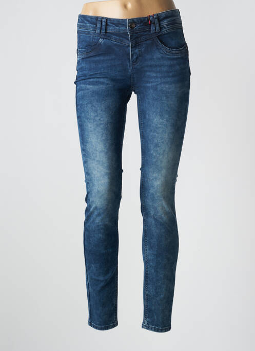 Jeans coupe slim bleu STREET ONE pour femme