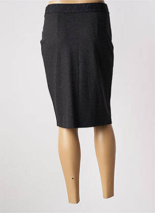 Jupe mi-longue stretch gris STREET ONE femme