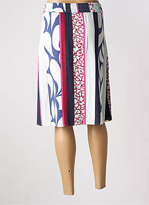 Jupe mi-longue taille haute bleu STREET ONE femme