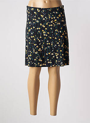 Jupe mi-longue stretch noir STREET ONE femme