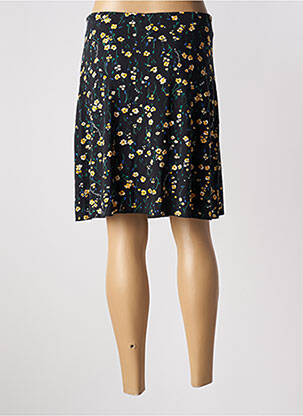 Jupe mi-longue stretch noir STREET ONE femme