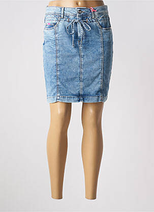 Jupe courte poches bleu STREET ONE femme