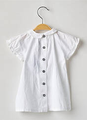 Robe mi-longue blanc PETIT BATEAU pour fille seconde vue