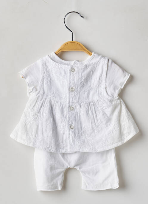 Combi-pantalon blanc WIPLALA pour fille