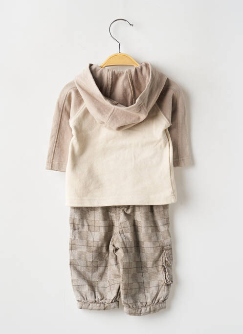Ensemble pantalon beige P'TITES CANAILLES pour garçon