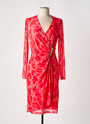 Robe mi-longue rouge ESQUALO pour femme