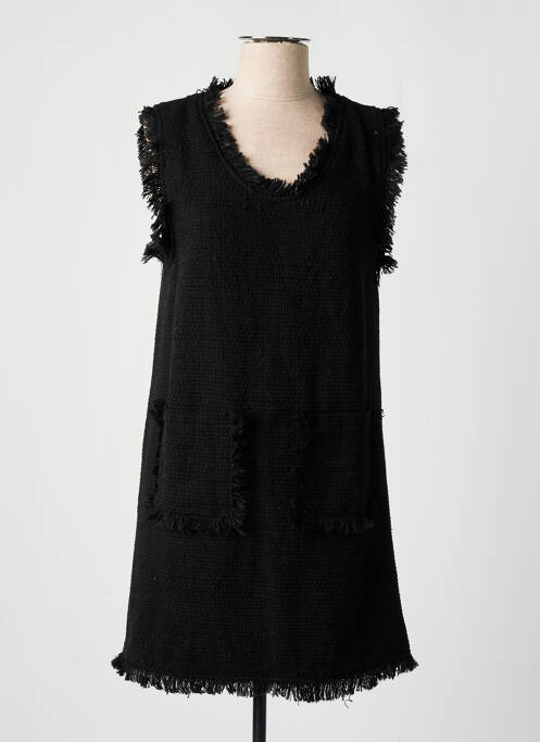 Robe courte noir AÏKHA pour femme