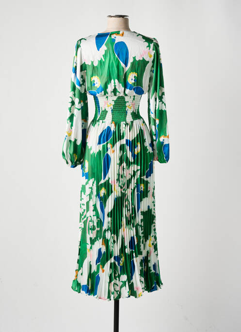 Robe longue vert TRAFFIC PEOPLE pour femme