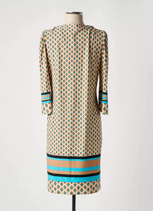 Robe mi-longue beige ESQUALO pour femme