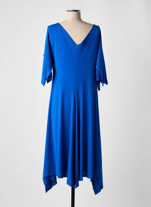Robe mi-longue bleu AN II VITO pour femme