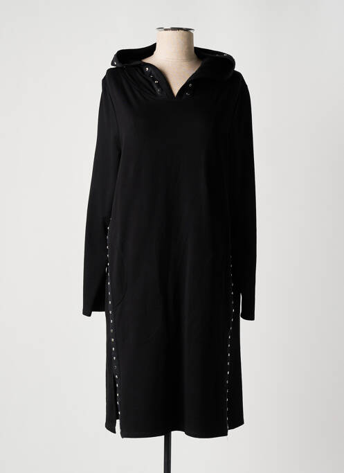 Robe mi-longue noir AN II VITO pour femme