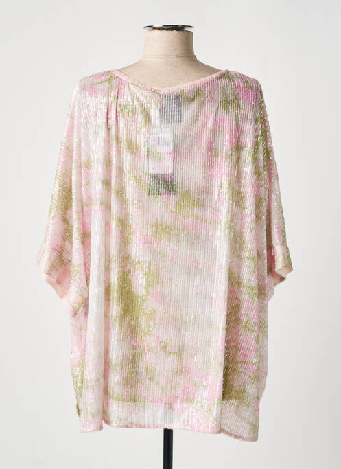 Top rose MAT. pour femme