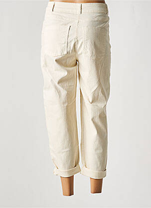 Jean coupe mom poches taille haute beige WIYA femme