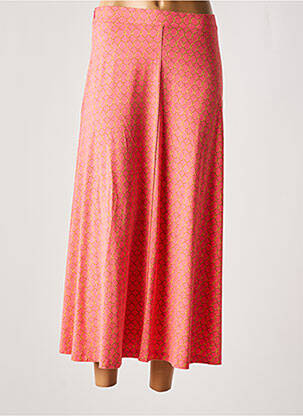 Jupe longue taille haute rose ESQUALO femme