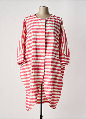 Veste casual coupe droite rouge WENDY TRENDY femme