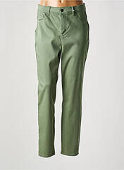 Pantalon slim vert YESTA pour femme seconde vue