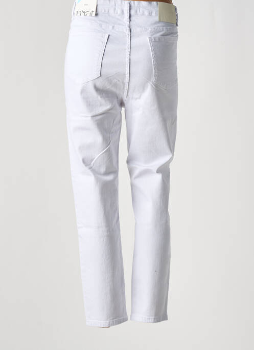 Jeans coupe slim blanc MAT. pour femme