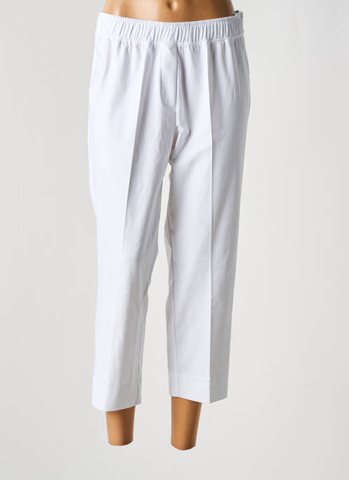 Pantacourt blanc MAT. pour femme