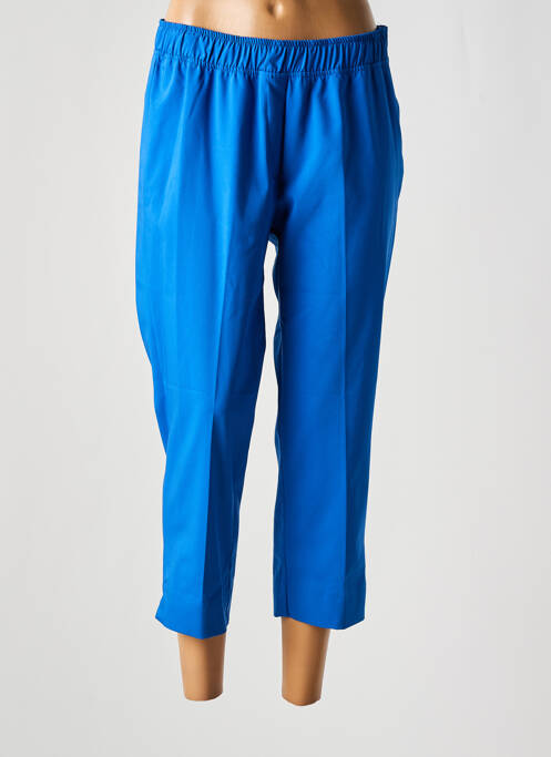Pantacourt bleu MAT. pour femme
