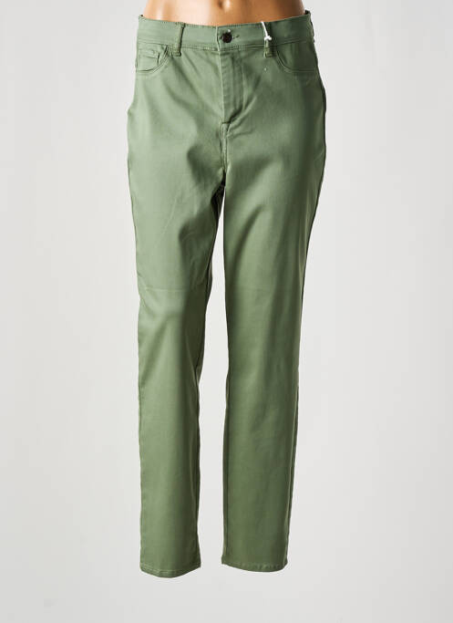 Pantalon slim vert YESTA pour femme