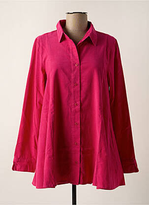 Tunique manches longues col chemisier rose MES SOEURS ET MOI femme