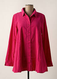 Tunique manches longues col chemisier rose MES SOEURS ET MOI femme
