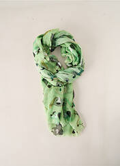 Foulard vert KATIER pour femme seconde vue