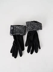 Gants noir TAFFTA pour femme seconde vue