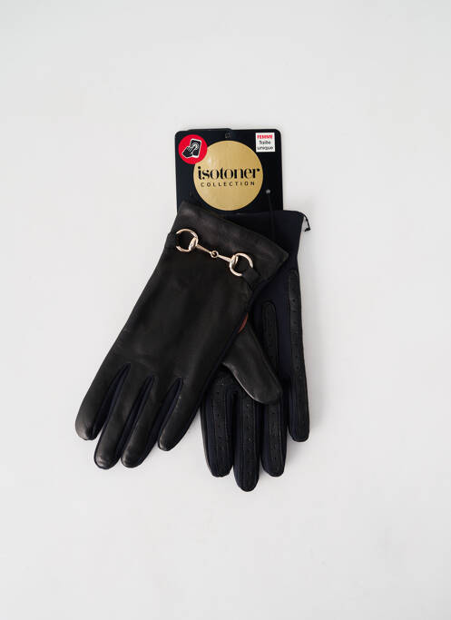 Gants noir ISOTONER pour femme