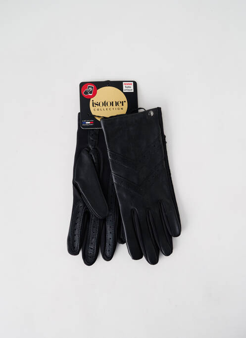 Gants noir ISOTONER pour femme