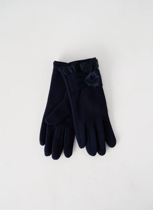 Gants bleu GANTIER CAMARÉ pour femme