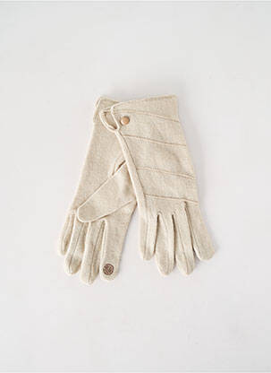 Gants beige GANTIER CAMARÉ pour femme