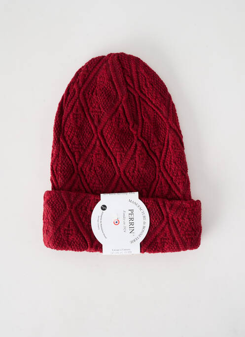 Bonnet rouge PERRIN pour femme