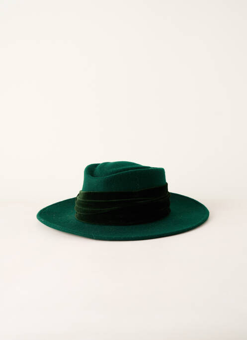 Chapeau vert FLECHET pour femme