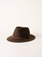 Chapeau marron fonce FLECHET pour femme seconde vue