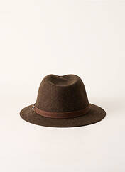 Chapeau marron fonce FLECHET pour femme seconde vue