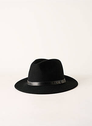 Chapeau noir CRUSHABLE pour femme