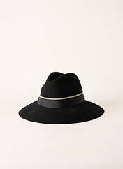 Chapeau noir TAFFTA pour femme seconde vue