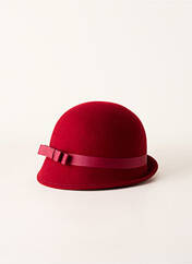 Chapeau rouge AUREGA pour femme seconde vue