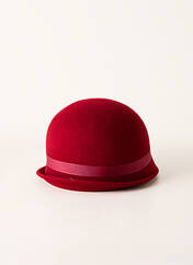 Chapeau rouge AUREGA pour femme seconde vue