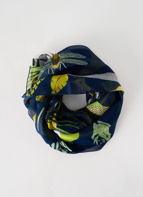 Foulard bleu MALFROY pour femme