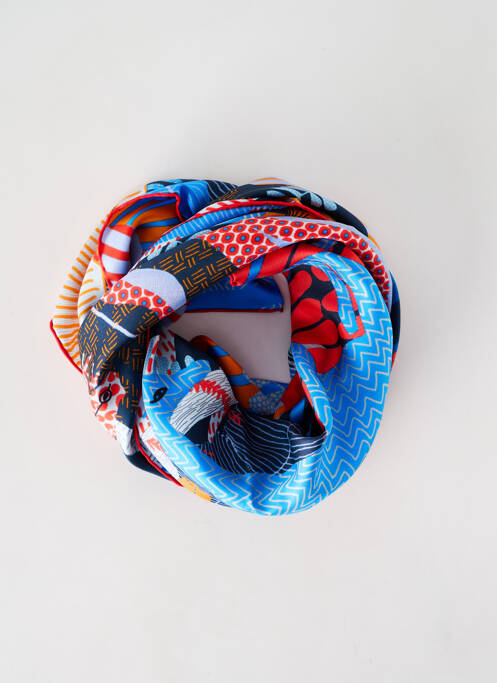 Foulard bleu MALFROY pour femme