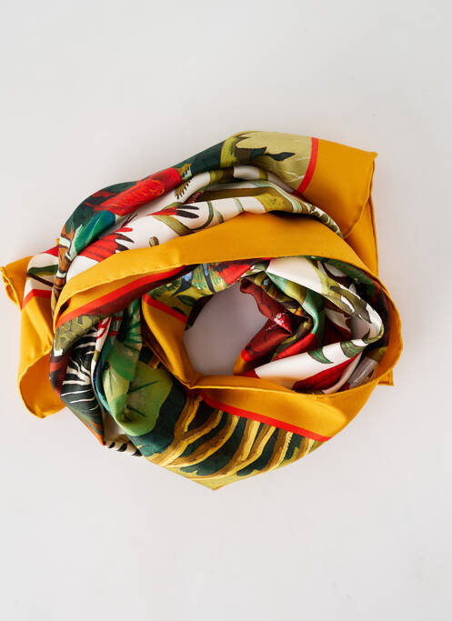 Foulard orange MALFROY pour femme