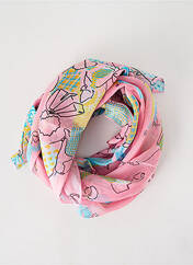 Foulard rose MALFROY pour femme seconde vue