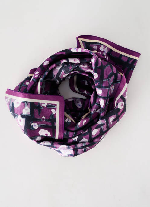 Foulard violet MALFROY pour femme