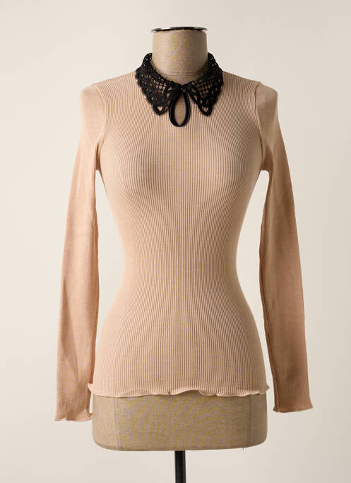 Top beige MORETTA pour femme