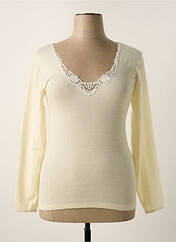 Top/Caraco beige MORETTA pour femme seconde vue