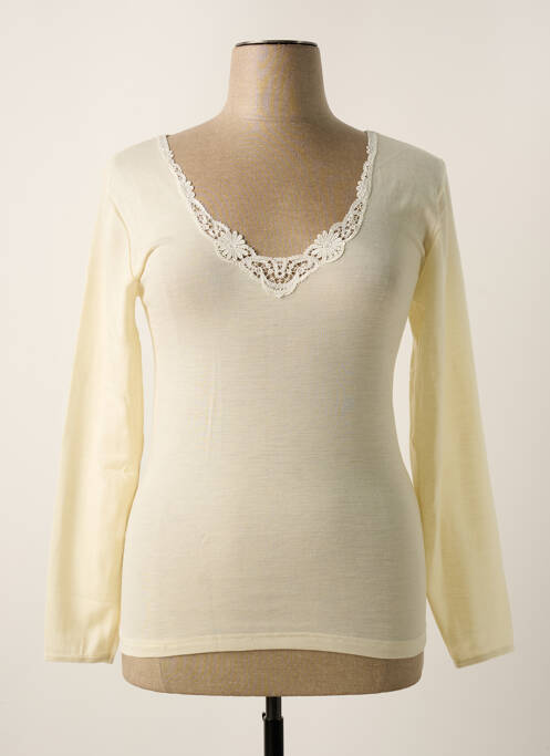 Top/Caraco beige MORETTA pour femme