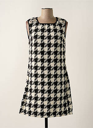 Robe courte sans manche sans manche noir MALOKA femme