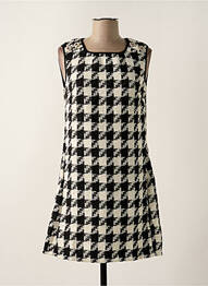 Robe courte sans manche sans manche noir MALOKA femme